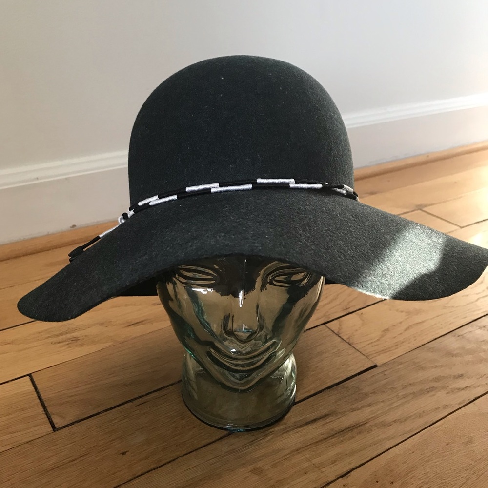 NWOT RAG & BONE Wool Felt Floppy Brim Hat, Size L
